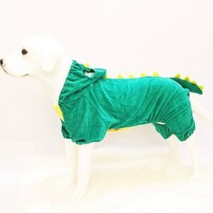 Dog Dinosaur Costume Green Pet for Large Dog (Green, 4XL)